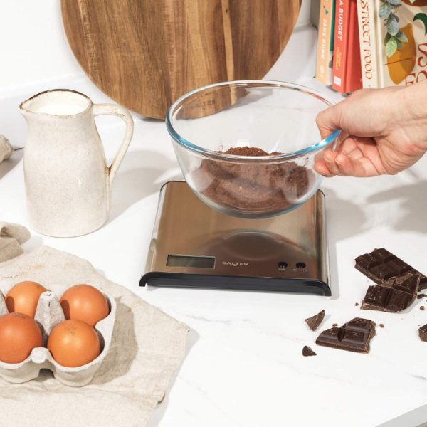 Salter Arc Stainless Steel Kitchen Scale - Image 3