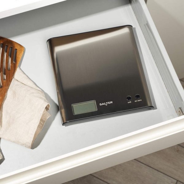 Salter Arc Stainless Steel Kitchen Scale - Image 4