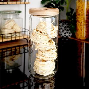 Glass Storage Jar with Lid 1000ml