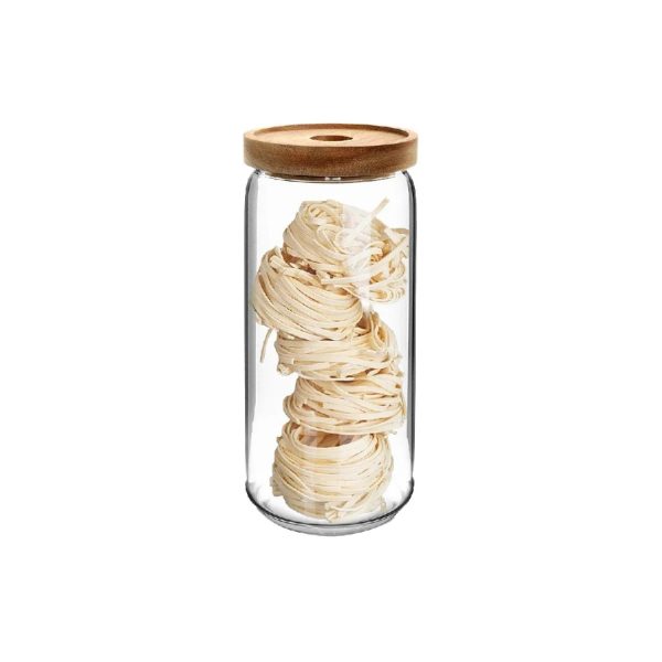 Glass Storage Jar with Lid 1000ml - Image 4