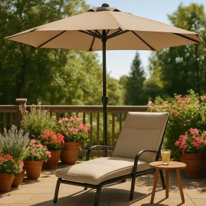Umbrella 3m Cream