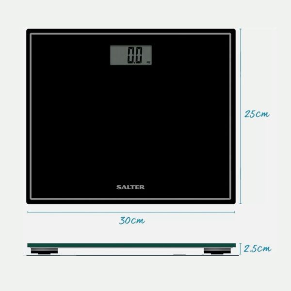 Compact Glass Digital Scale Black - Image 5