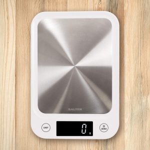5Kg White Stainless Steel Kitchen Scale