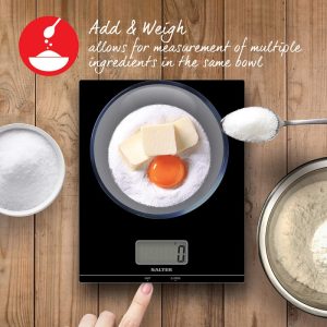 Large Platform Kitchen Scale Black