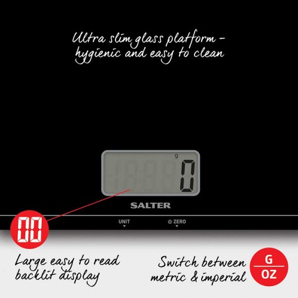 Large Platform Kitchen Scale Black - Image 4