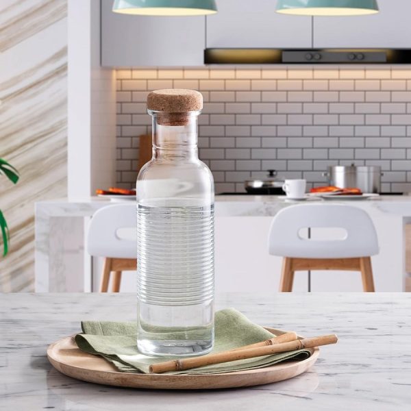 Caraffe with Cork Lid 1070ml - Image 4