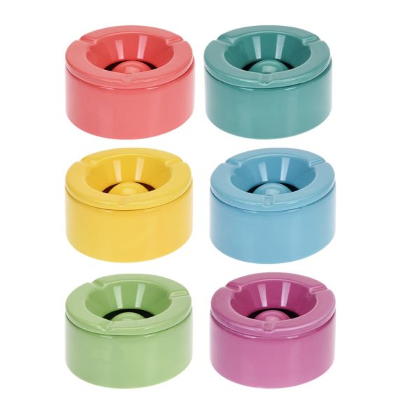 Ashtray Ceramic 12x6cm (6 Colours) - Image 3