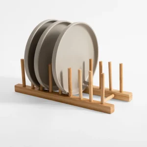 Bamboo Plate Holder 34x12cm