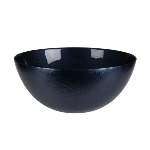 Navy Glass Plate 28cm - Image 2