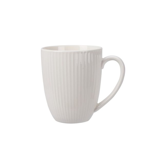 Ribbed Mug Bone China 370ml