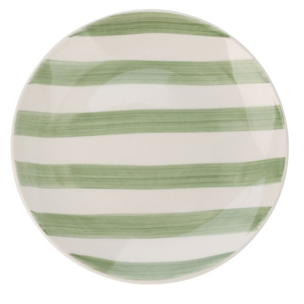 Striped Stoneware Plate 19cm (4 Colours) - Image 6