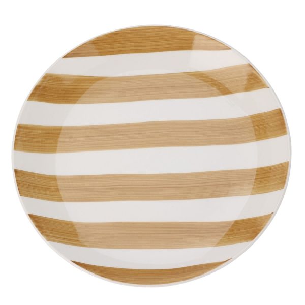 Striped Stoneware Plate 27cm (4 Colours) - Image 6