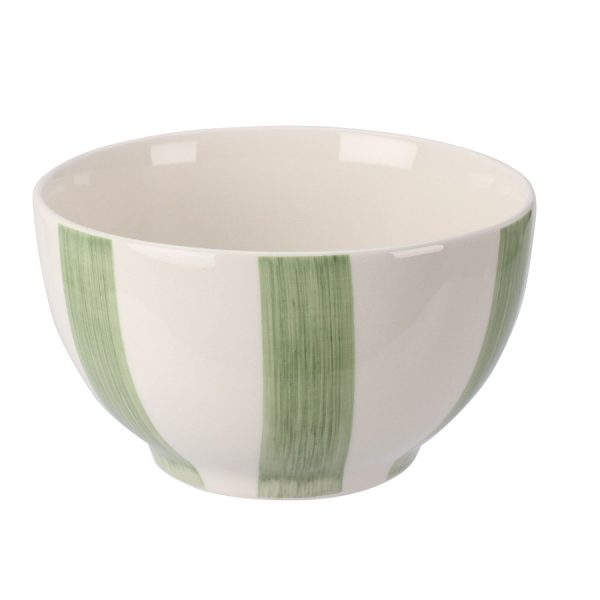 Striped Stoneware Bowl 14cm (4 Colours) - Image 6