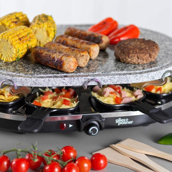 G&P 8 Pcs Stone Raclette Grill - Image 4