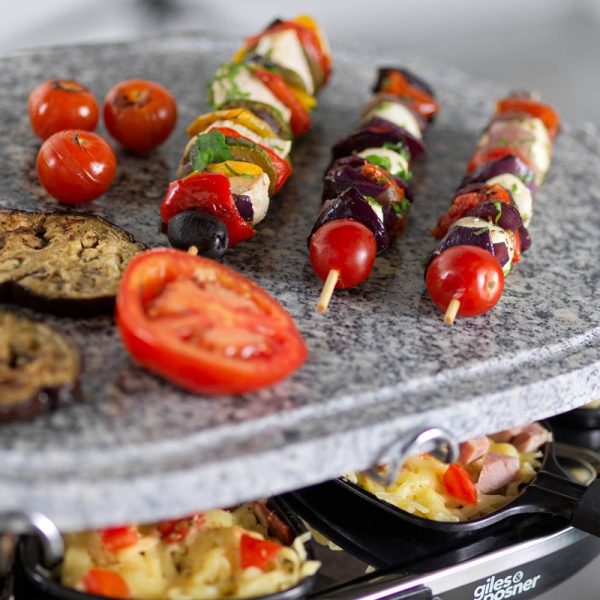 G&P 8 Pcs Stone Raclette Grill - Image 3