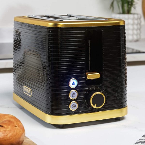 Salter Palermo 2 Slice Toaster Black - Image 2
