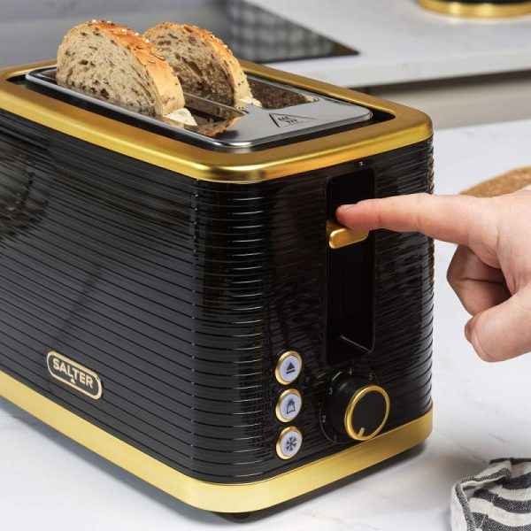 Salter Palermo 2 Slice Toaster Black - Image 3