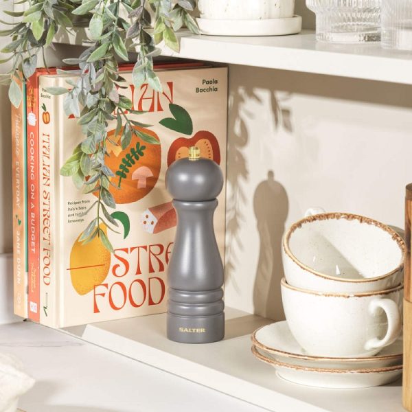 Salter Olea Salt and Pepper Mill Grey