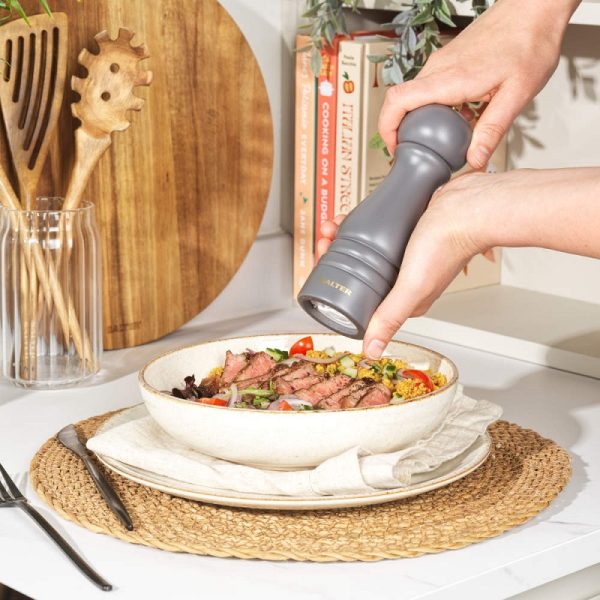 Salter Olea Salt and Pepper Mill Grey - Image 2