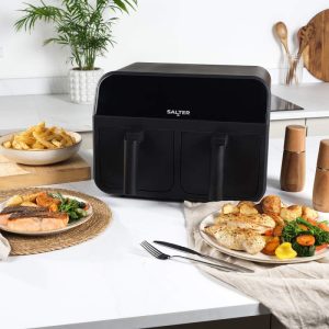 Salter Dual Air Fryer Pro Black
